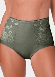 Miederhose mit Baumwolle - salbei - Gr. 42 von Goldner Fashion