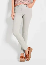 Super-Stretch-Jeans BELLA - grau - Gr. 52 von Goldner Fashion