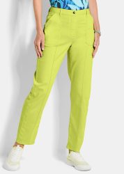Hose SARA mit Cargo-Taschen - hellgrün - Gr. 20 von Goldner Fashion