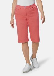 Sportliche Bermuda-Jeanshose - pfirsich - Gr. 19 von Goldner Fashion