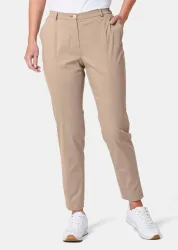 Bequeme Satinhose LOUISA - beige - Gr. 24 von Goldner Fashion