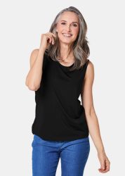 Gepflegtes Top in formstabiler Ware - schwarz - Gr. 19 von Goldner Fashion