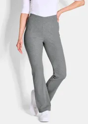 Jogginghose mit geradem Bein im Doppelpack - grau / schwarz - Gr. 25 von Goldner Fashion