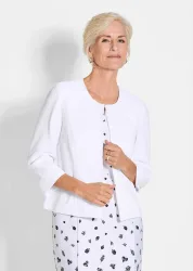 Kurzblazer - weiss - Gr. 50 von Goldner Fashion