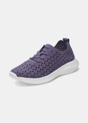 Extraleichte Halbschuhe mit Lochmuster - marine - Gr. 37 von Goldner Fashion