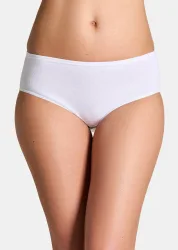 Hüftslip im 4er-Pack - weiss - Gr. 48 von Goldner Fashion