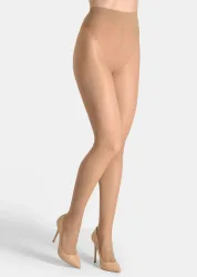Feinstrumpfhose in matter 40-DEN-Ware - caramel - Gr. 4 von Goldner Fashion