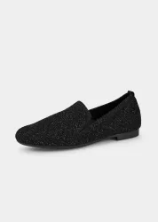 Slipper in italienischem Stil - schwarz - Gr. 36 von Goldner Fashion