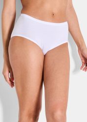 Taillenslip in Ringeloptik - weiss - Gr. 42 von Goldner Fashion