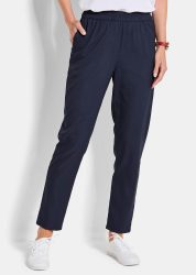 Hose SARA mit Reissverschlusstaschen - marine - Gr. 52 von Goldner Fashion
