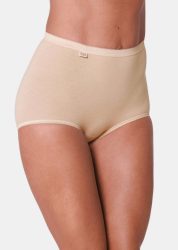 Taillenslip im 2er-Pack - caramel - Gr. 54 von Goldner Fashion
