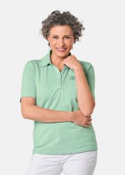 Stretchbequemes Poloshirt - mint - Gr. 20 von Goldner Fashion