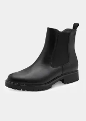 Klassische Chelsea Boots mit Reissverschluss - schwarz - Gr. 37 von Goldner Fashion