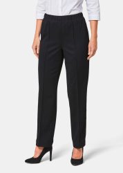 Bequeme Rippenhose CARLA - schwarz - Gr. 19 von Goldner Fashion