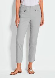 7/8-Bengalinhose LOUISA - stein - Gr. 21 von Goldner Fashion