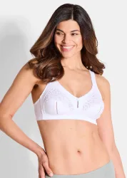 Bügelloser BH im 2er-Pack - weiss / weiss - Gr. 90 C von Goldner Fashion