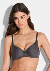 Bügel-BH mit Spacer-Cups - anthrazit - Gr. 90 F von Goldner Fashion