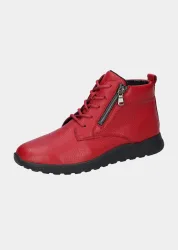 Halbschuhe aus Nappaleder - rot - Gr. 36 von Goldner Fashion