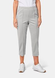 Bequeme 7/8-Rippenhose CARLA - grau - Gr. 235 von Goldner Fashion