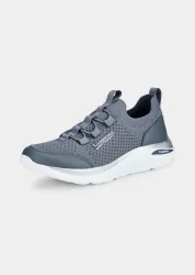 Sportlicher Sneaker mit profilierter Sohle - grau - Gr. 39 von Goldner Fashion
