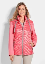Jacke mit Stehkragen - pfirsich - Gr. 20 von Goldner Fashion