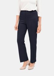 Thermo-Schlupfhose CARLA aus Jersey - marine - Gr. 19 von Goldner Fashion