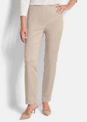 Bengalinhose LOUISA in Denim-Optik - stein - Gr. 50 von Goldner Fashion