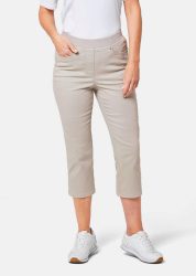 3/4-Jeansschlupfhose - stein - Gr. 27 von Goldner Fashion