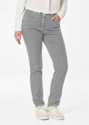 Röhrenjeans LOUISA COMFORT+ - grau - Gr. 46 von Goldner Fashion