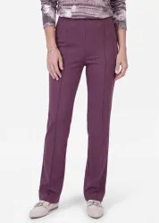 Hose CARLA aus weichem Jersey-Flanell - lila - Gr. 21 von Goldner Fashion