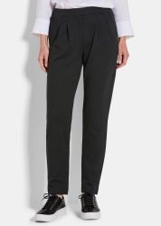 Weite Schlupfhose SARA in Crêpe-Qualität - schwarz - Gr. 22 von Goldner Fashion