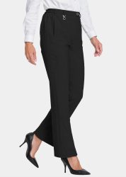Trevira-Schurwollhose CARLA - schwarz - Gr. 275 von Goldner Fashion