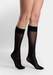 Feinkniestrümpfe 40 DEN in matter Optik - schwarz - Gr. ML von Goldner Fashion