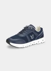 Sneaker mit herausnehmbarem Fußbett - marine - Gr. 39 von Goldner Fashion