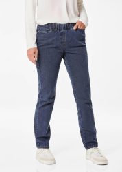 Klassische Schlupfjeans CARLA - marine - Gr. 21 von Goldner Fashion