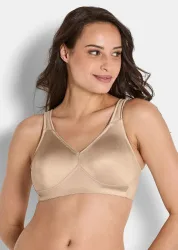 BH ohne Bügel mit Soft-Cups - beige - Gr. 110 C von Goldner Fashion