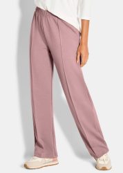 Locker fallende Jogginghose - rosé - Gr. 40 von Goldner Fashion