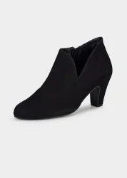 Feminine Stiefeletten mit Absatz - schwarz - Gr. 36 von Goldner Fashion