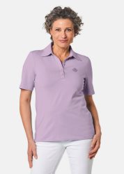 Stretchbequemes Poloshirt - flieder - Gr. 21 von Goldner Fashion