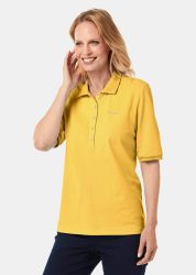 Poloshirt in hochwertiger Pikee-Qualität - honig - Gr. 20 von Goldner Fashion
