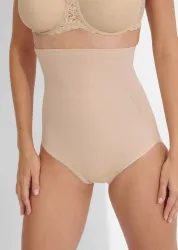 Taillenhohe, formende Miederhose - caramel - Gr. 3X von Goldner Fashion