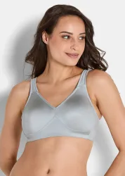 BH ohne Bügel mit Soft-Cups - hellgrau - Gr. 100 D von Goldner Fashion