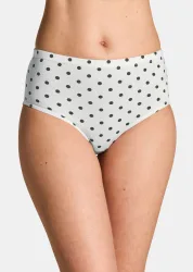 Baumwoll-Taillenslip im Mehrfachpack - weiss / marine - Gr. 38 von Goldner Fashion
