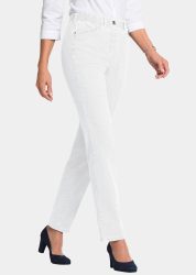 Jeansschlupfhose - weiss - Gr. 21 von Goldner Fashion