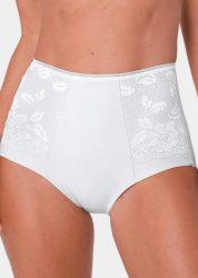 Miederhose mit Baumwolle - weiss - Gr. 46 von Goldner Fashion