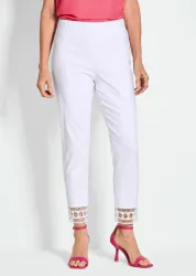 Schlupfhose LOUISA - weiss - Gr. 275 von Goldner Fashion