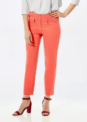 7/8-Bengalinhose LOUISA - orange - Gr. 195 von Goldner Fashion