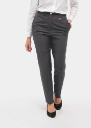 Bequeme Hose LOUISA COMFORT+ mit Bügelfalte - anthrazit - Gr. 235 von Goldner Fashion