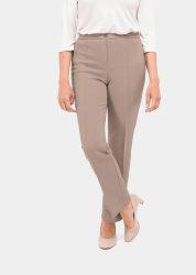 Thermo-Schlupfhose CARLA aus Jersey - beige - Gr. 44 von Goldner Fashion