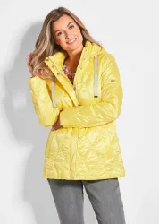 Steppjacke mit Wellenstepp - gelb - Gr. 20 von Goldner Fashion